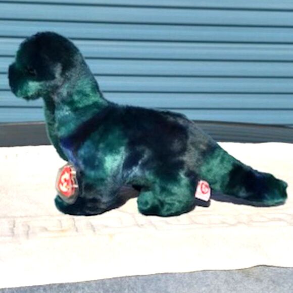 "Bronty the Brontosauus" . TY Beanie Buddies - Picture 1 of 7
